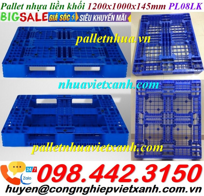 Pallet Nhựa Việt Xanh, thùng nhựa, khay nhựa, tấm lót nhựa