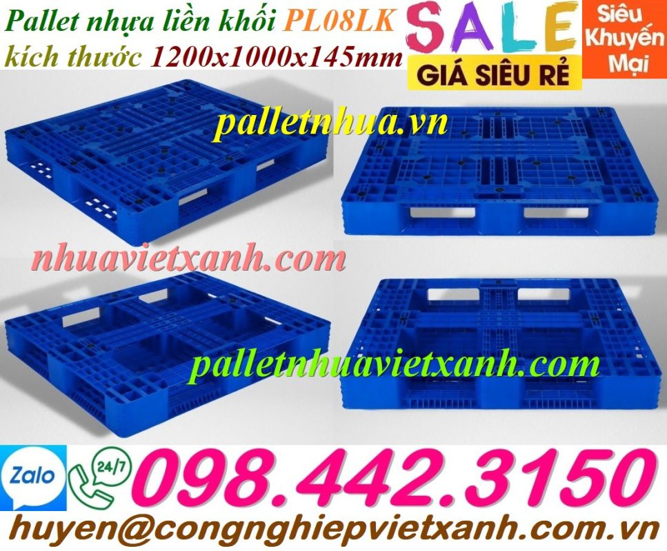 Pallet Nhựa Việt Xanh, thùng nhựa, khay nhựa, tấm lót nhựa