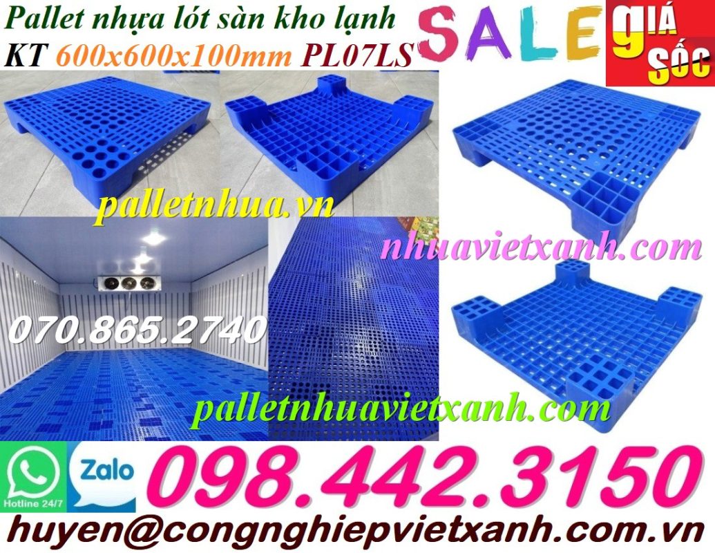 Pallet Nhựa Việt Xanh, thùng nhựa, khay nhựa, tấm lót nhựa