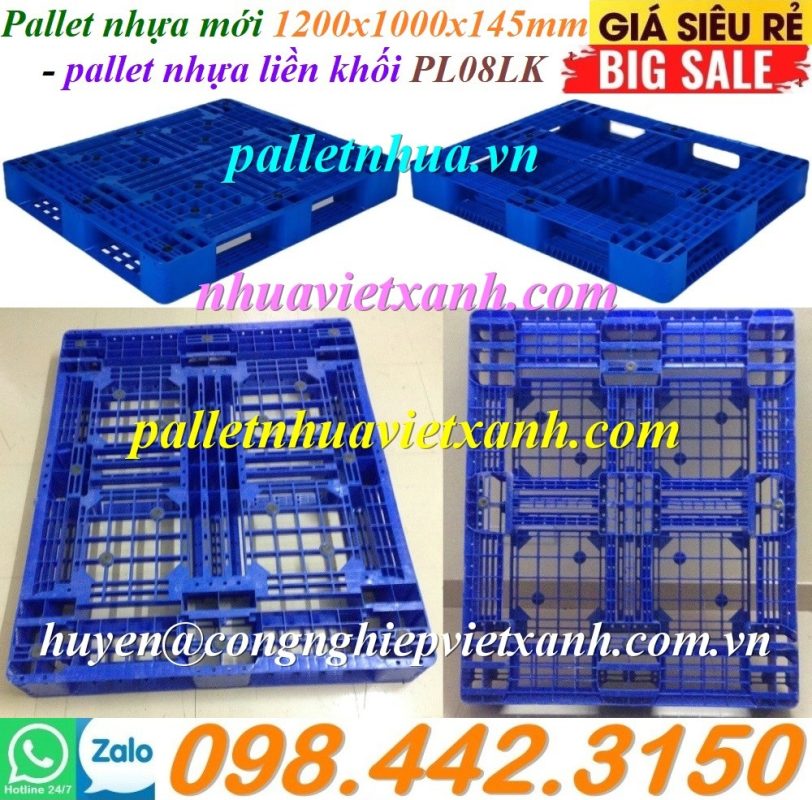 Pallet Nhựa Việt Xanh, thùng nhựa, khay nhựa, tấm lót nhựa