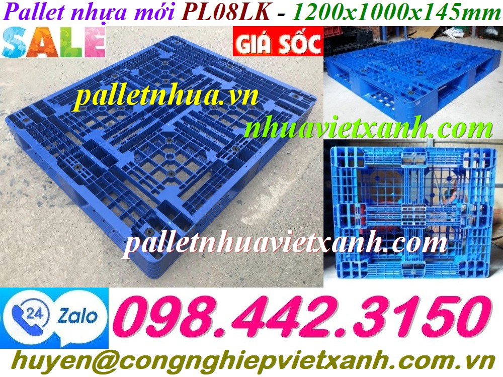 Pallet Nhựa Việt Xanh, thùng nhựa, khay nhựa, tấm lót nhựa