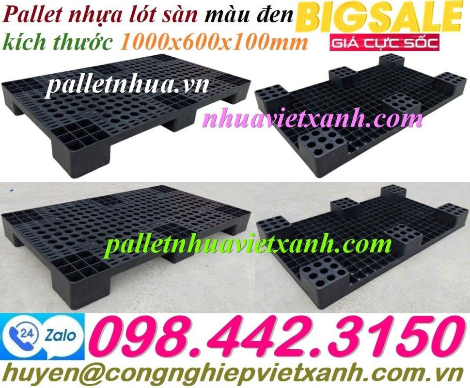 Pallet Nhựa Việt Xanh, thùng nhựa, khay nhựa, tấm lót nhựa