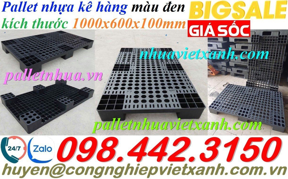 Pallet Nhựa Việt Xanh, thùng nhựa, khay nhựa, tấm lót nhựa