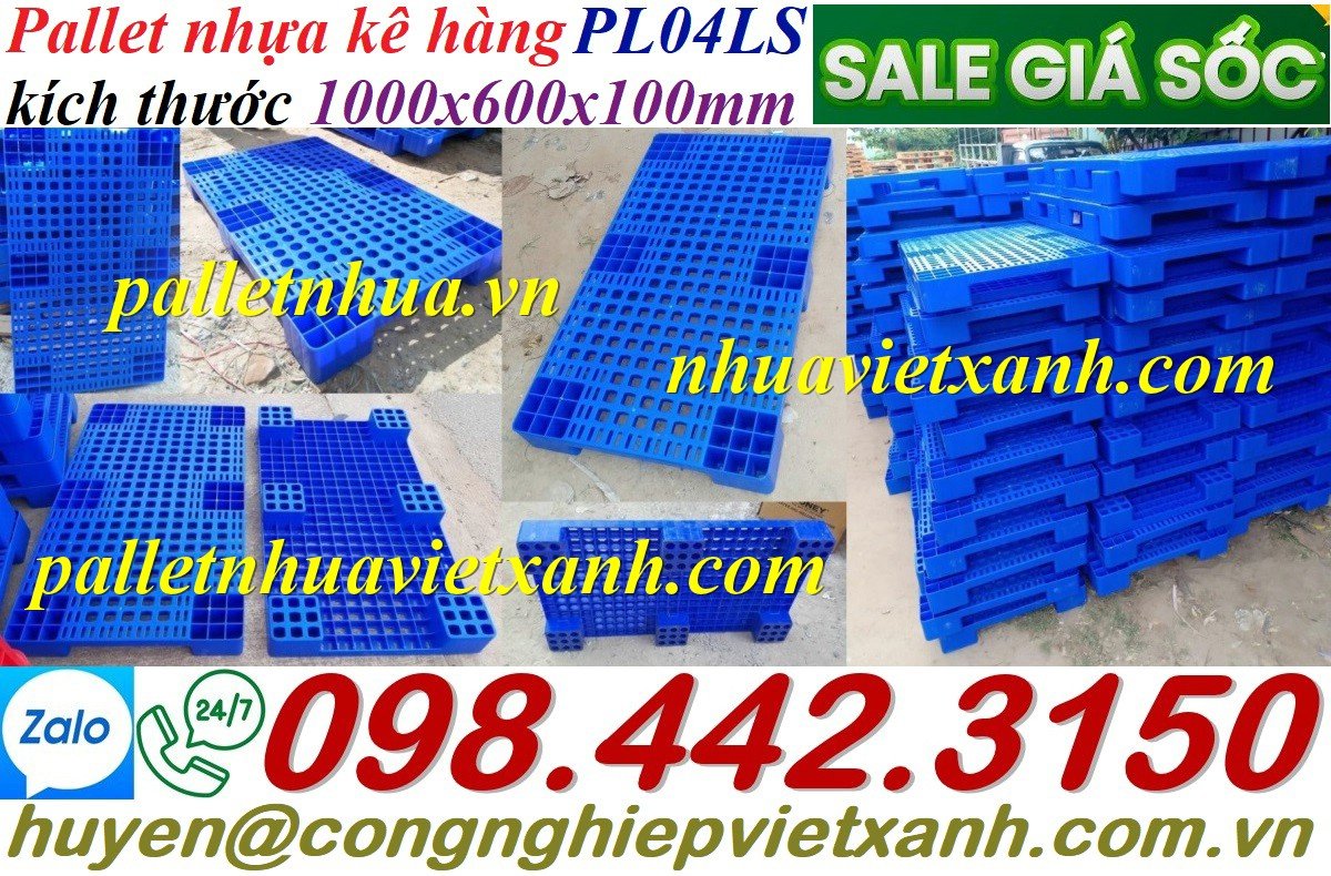 Pallet Nhựa Việt Xanh, thùng nhựa, khay nhựa, tấm lót nhựa