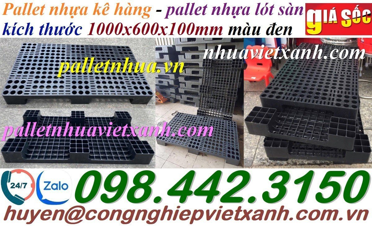 Pallet Nhựa Việt Xanh, thùng nhựa, khay nhựa, tấm lót nhựa