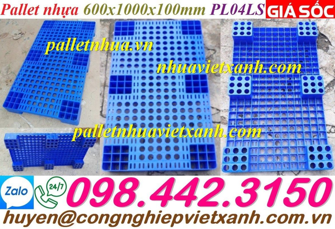 Pallet Nhựa Việt Xanh, thùng nhựa, khay nhựa, tấm lót nhựa