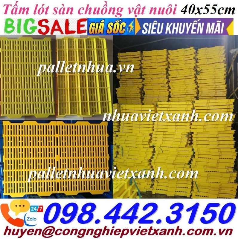 Pallet Nhựa Việt Xanh, thùng nhựa, khay nhựa, tấm lót nhựa