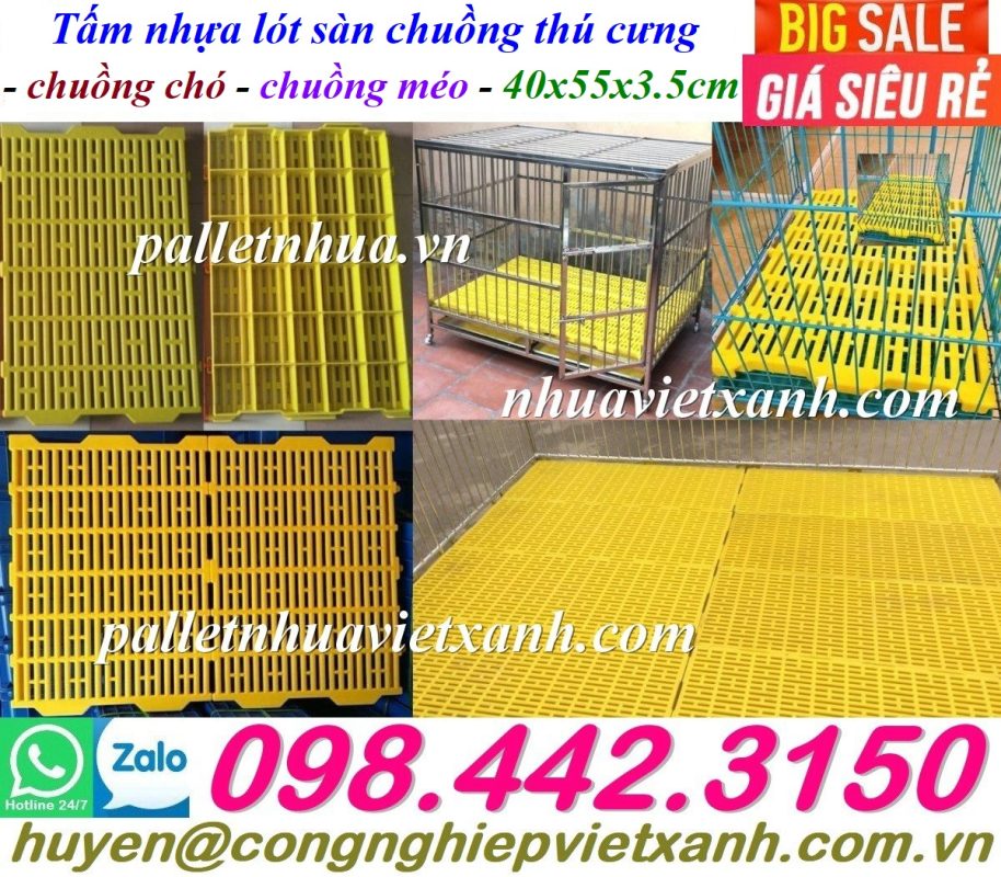 Pallet Nhựa Việt Xanh, thùng nhựa, khay nhựa, tấm lót nhựa