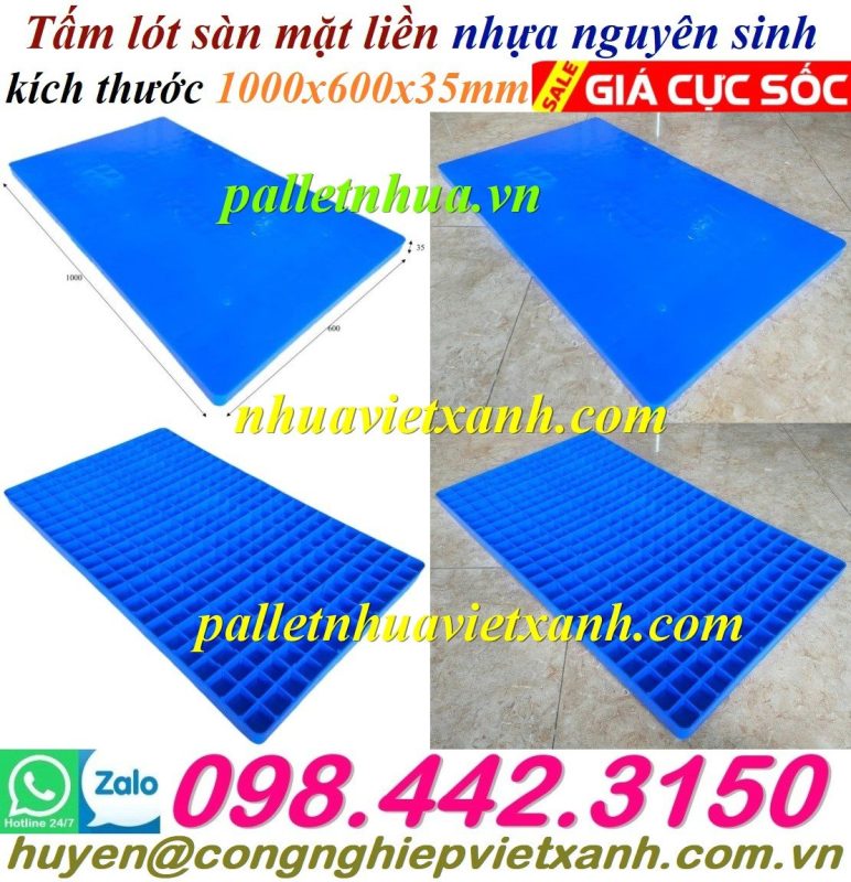 Pallet Nhựa Việt Xanh, thùng nhựa, khay nhựa, tấm lót nhựa