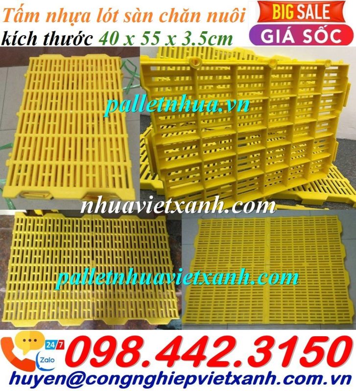 Pallet Nhựa Việt Xanh, thùng nhựa, khay nhựa, tấm lót nhựa