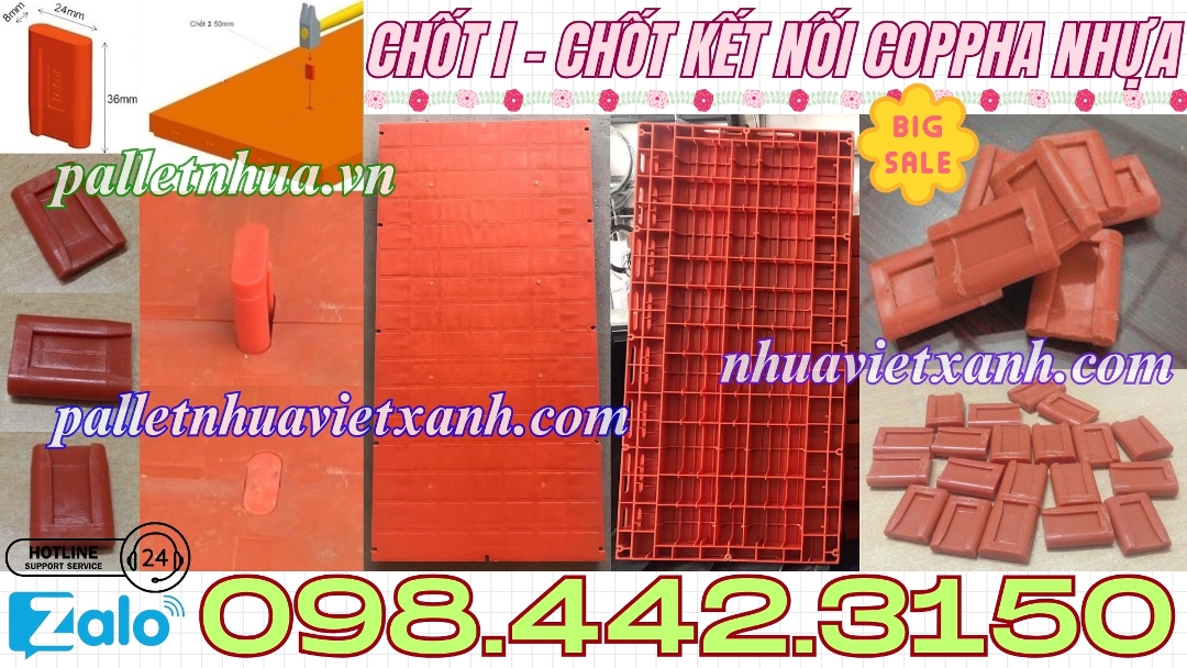 Pallet Nhựa Việt Xanh, thùng nhựa, khay nhựa, tấm lót nhựa