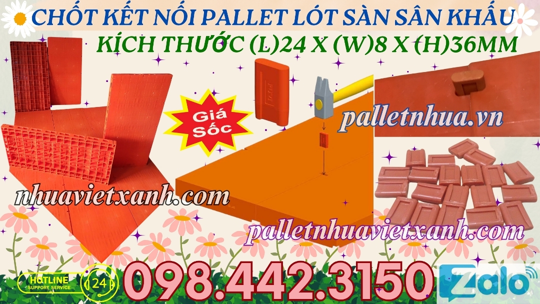 Pallet Nhựa Việt Xanh, thùng nhựa, khay nhựa, tấm lót nhựa