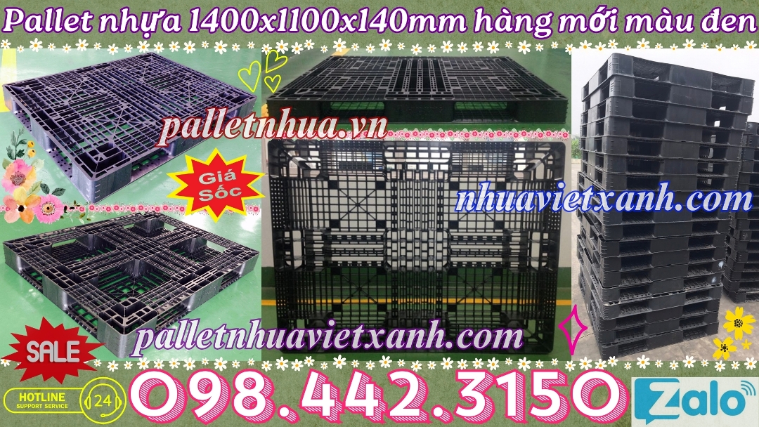 Pallet Nhựa Việt Xanh, thùng nhựa, khay nhựa, tấm lót nhựa