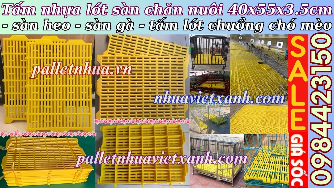 Pallet Nhựa Việt Xanh, thùng nhựa, khay nhựa, tấm lót nhựa
