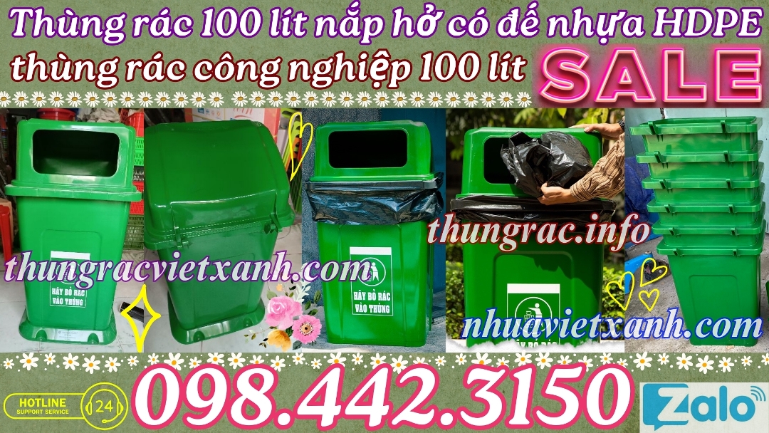 Pallet Nhựa Việt Xanh, thùng nhựa, khay nhựa, tấm lót nhựa