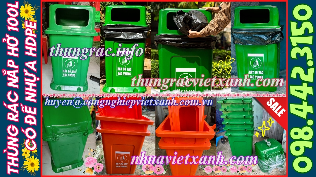 Pallet Nhựa Việt Xanh, thùng nhựa, khay nhựa, tấm lót nhựa