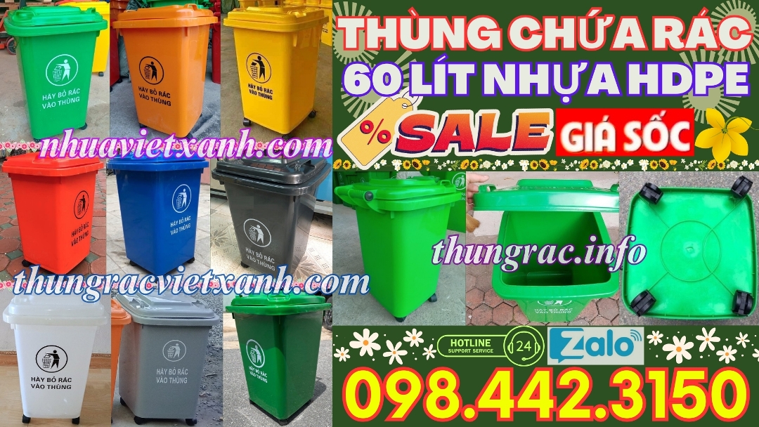 Pallet Nhựa Việt Xanh, thùng nhựa, khay nhựa, tấm lót nhựa