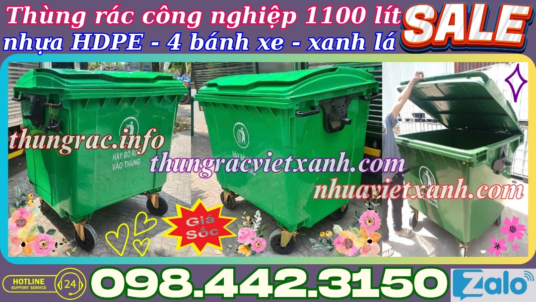 Pallet Nhựa Việt Xanh, thùng nhựa, khay nhựa, tấm lót nhựa