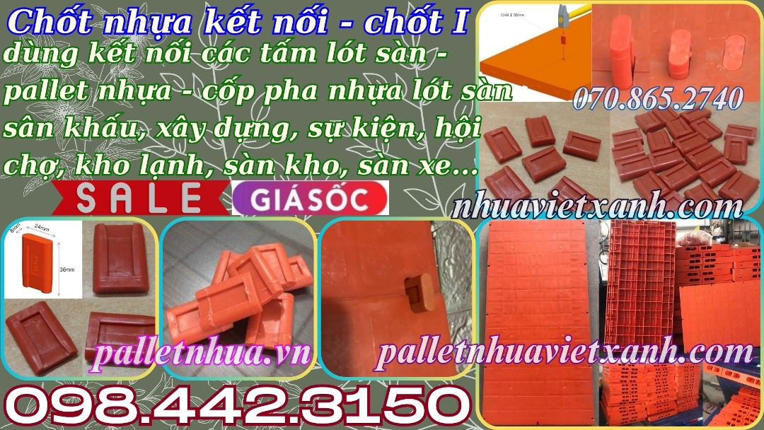 Pallet Nhựa Việt Xanh, thùng nhựa, khay nhựa, tấm lót nhựa