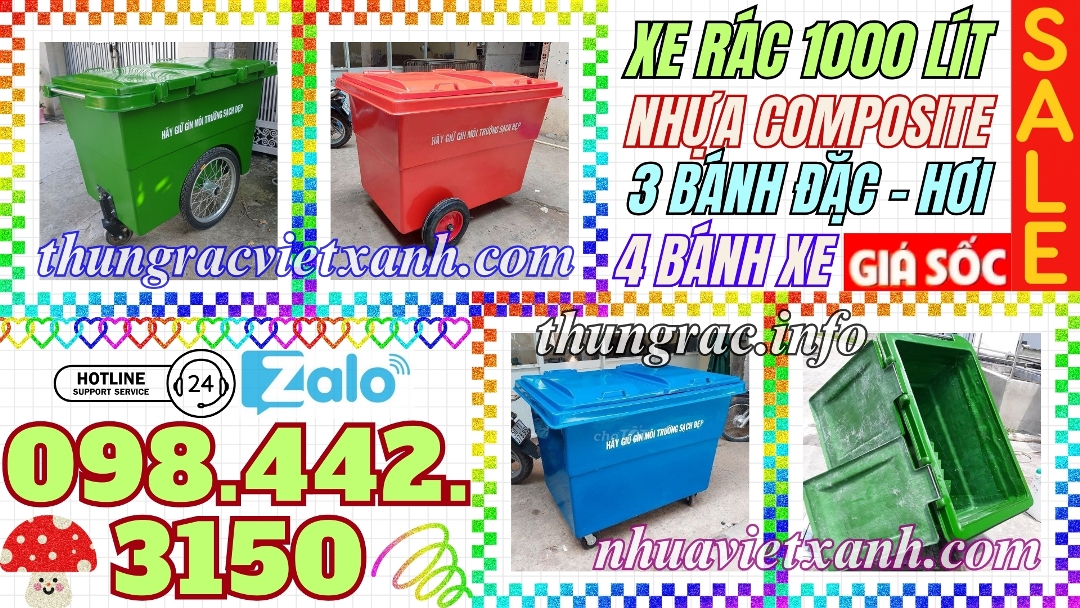 Pallet Nhựa Việt Xanh, thùng nhựa, khay nhựa, tấm lót nhựa