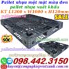Pallet nhựa 1200x1000x120mm màu đen