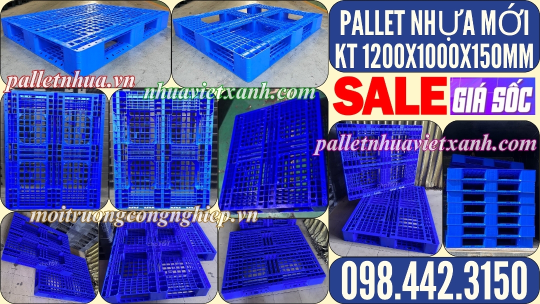 Pallet nhựa hàng mới nguyên sinh