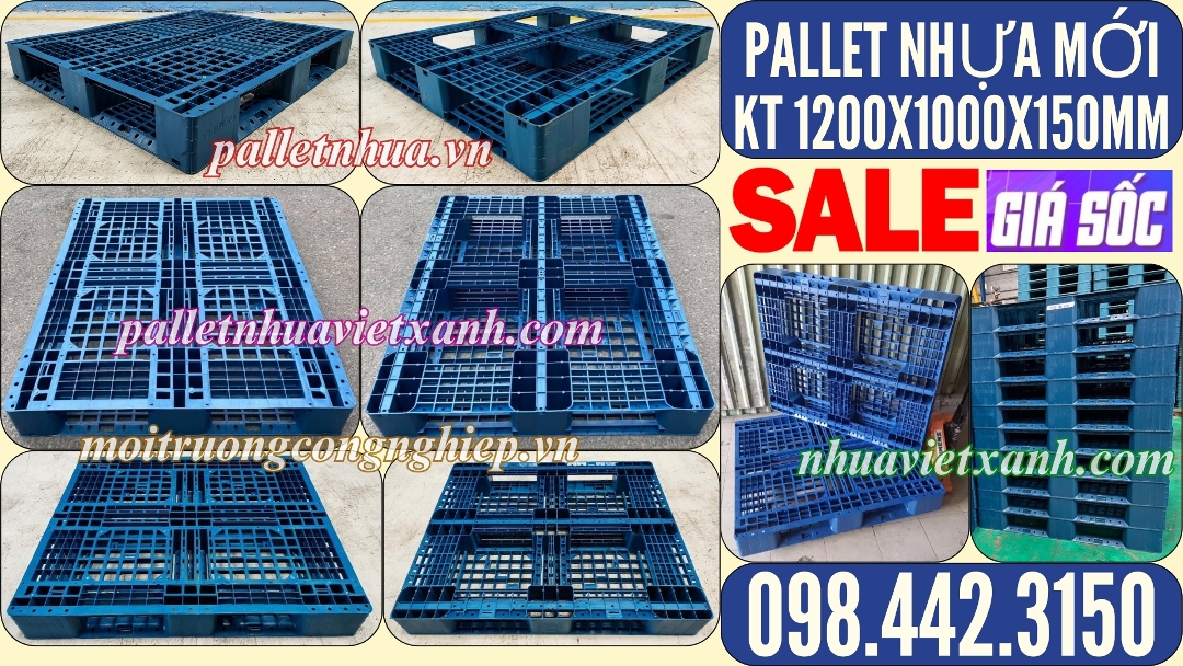 Pallet nhựa tái sinh